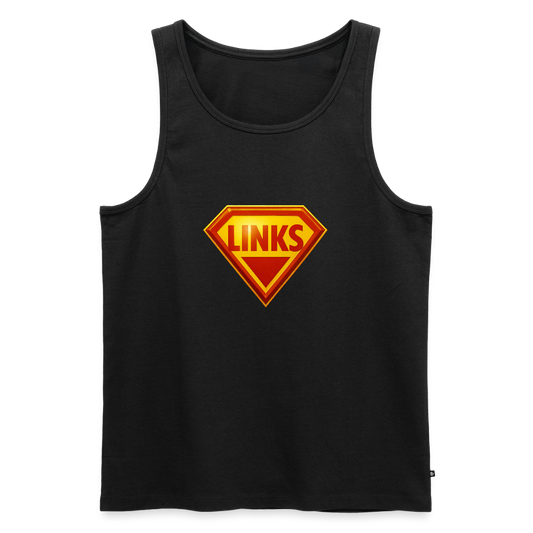 Männer Premium Tank Top - Schwarz