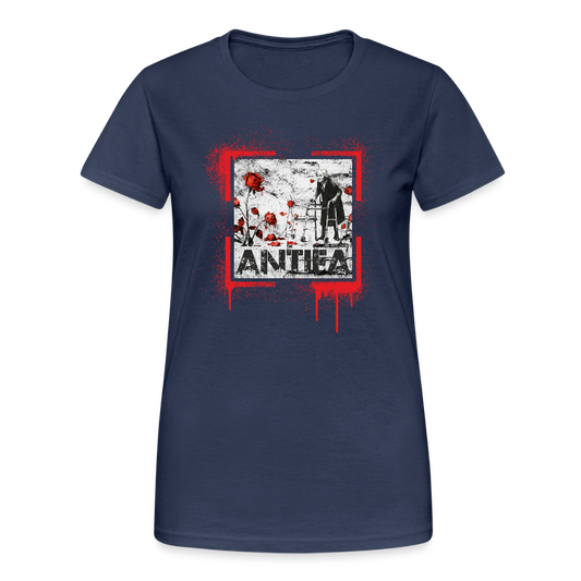 Women’s Gildan Heavy T-Shirt Peace Not War - Navy