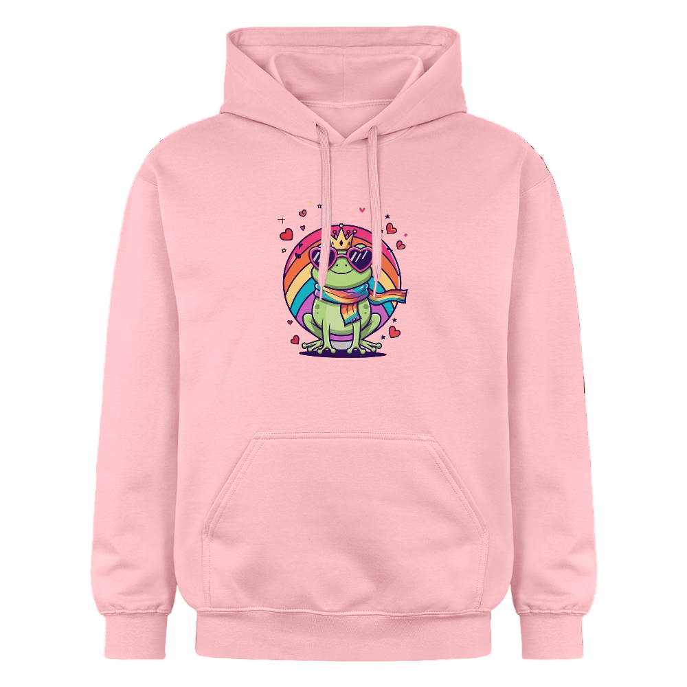 Hoodie Unisex „NO RACISM“ – Für Vielfalt. Gegen Ausgrenzung - Hellrosa