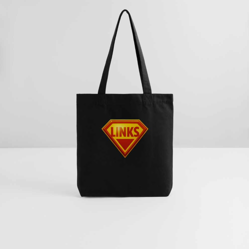 Recycelter Heavyweight Stoffbeutel - Die Linke - Schwarz