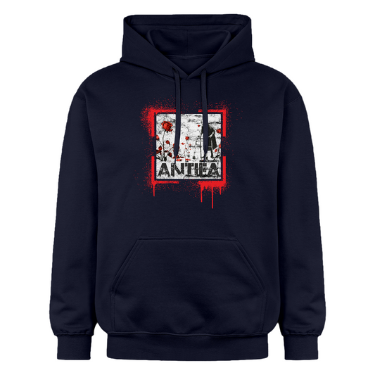 Hoodie Unisex Antifa – Für Vielfalt. Gegen Ausgrenzung - Navy