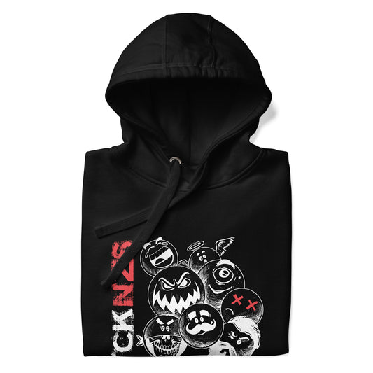 Unisex Hoodie Spuk den Faschismus weg Nahaufnahme
