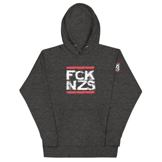Unisex FCK NZS Hoodie grau Statement

