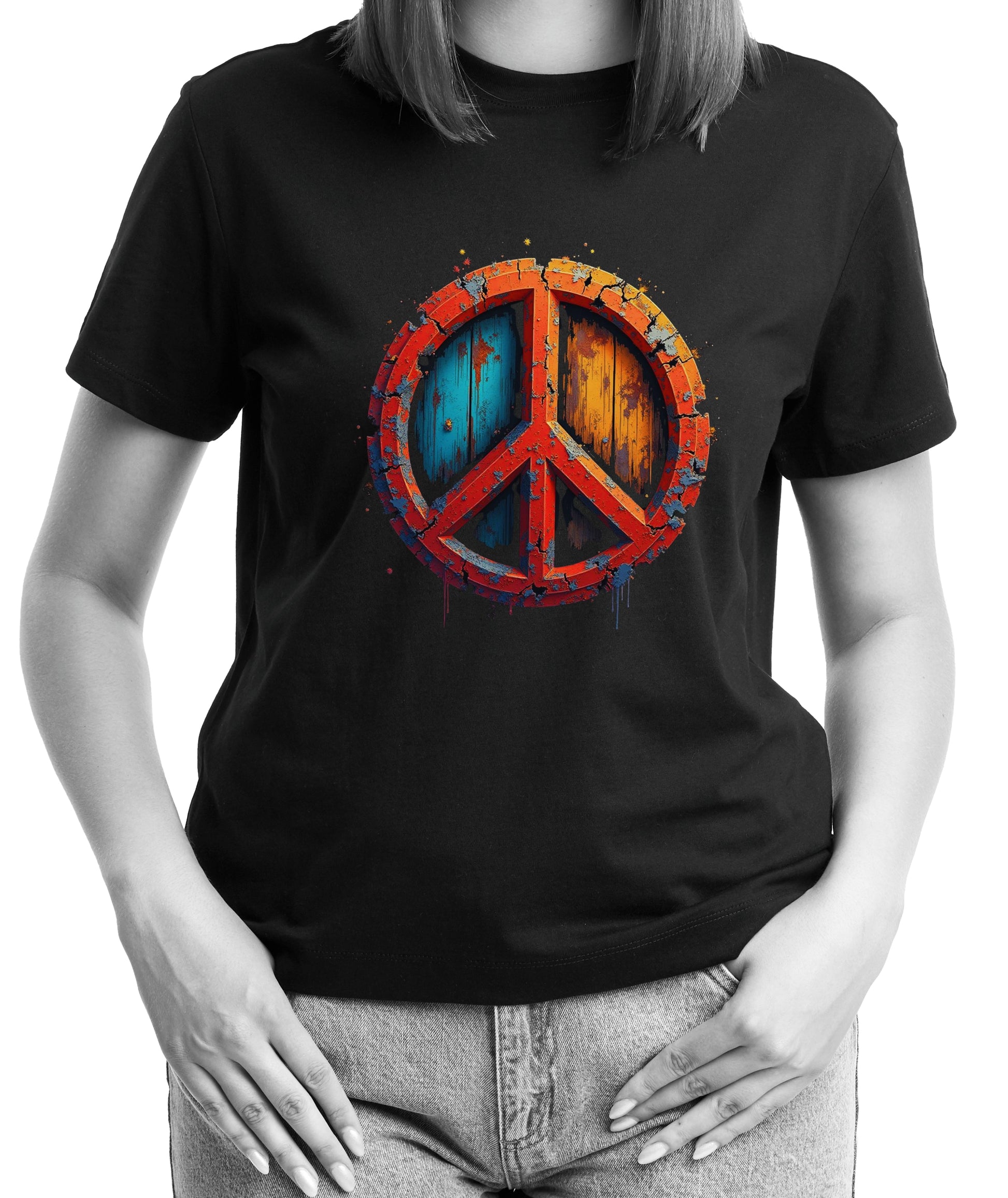 Damen T-Shirt "Peace Not War" - Das kreative Statement
