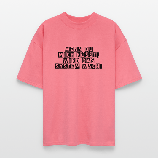 „Frog with Pride – Oversized Bio T-Shirt mit Regenbogen - Flagge“ - Das kreative Statement