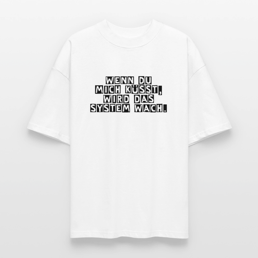 „Frog with Pride – Oversized Bio T-Shirt mit Regenbogen - Flagge“ - Das kreative Statement