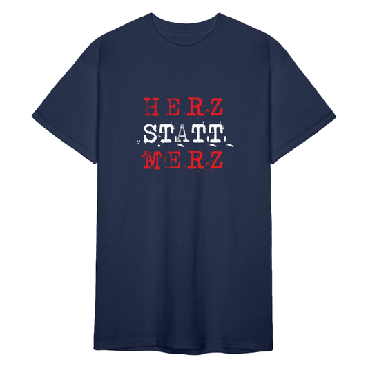 HERZ STATT MERZ Unisex Shirt – Klarer Protest, starke Botschaft - Das kreative Statement