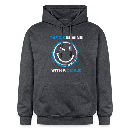 Hoodie Unisex "Peace begins with a smile" - Das kreative Statement