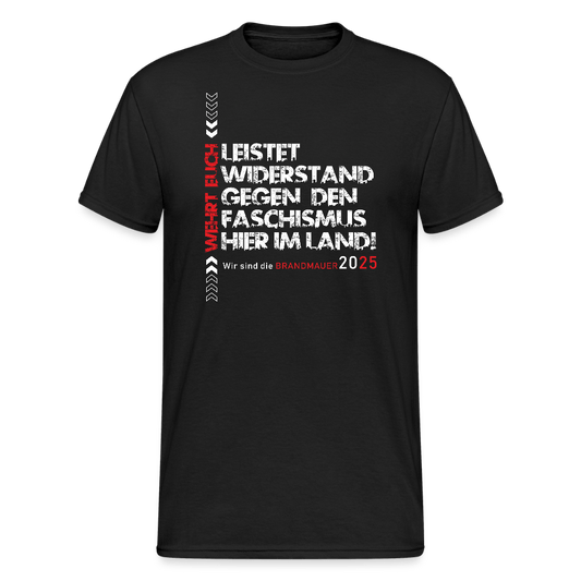 „Leistet Widerstand“ Unisex T-Shirt | Statement gegen Faschismus - Das kreative Statement