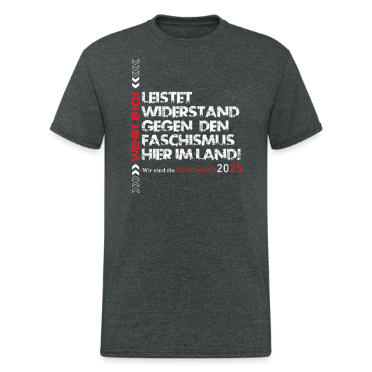 „Leistet Widerstand“ Unisex T-Shirt | Statement gegen Faschismus - Das kreative Statement