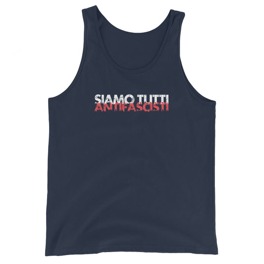 Männer Premium Tank Top - Siamo Tutti Antifacisti - Das kreative Statement
