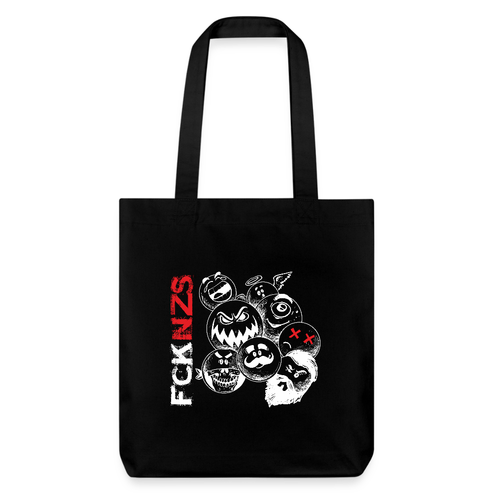 Recycelter Heavyweight Stoffbeutel - FCK NZS Spuk den Faschismus weg - Das kreative Statement