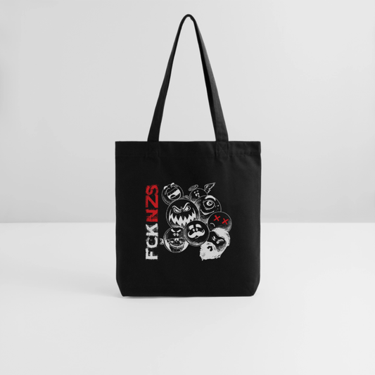 Recycelter Heavyweight Stoffbeutel - FCK NZS Spuk den Faschismus weg - Das kreative Statement