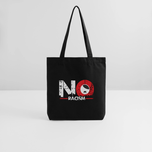 Recycelter Heavyweight Stoffbeutel - NO Racism - Das kreative Statement