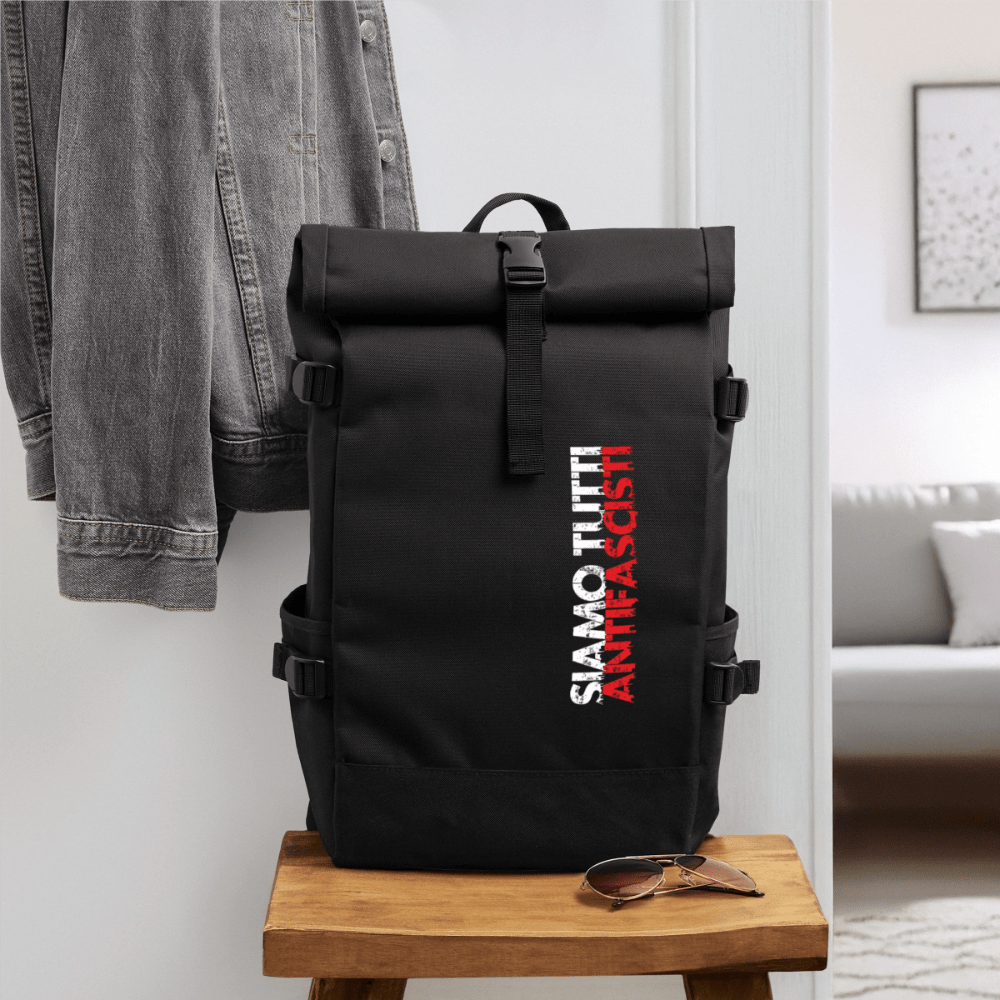 Rolltop Rucksack - Siamo Tutti Antifacisti - Das kreative Statement