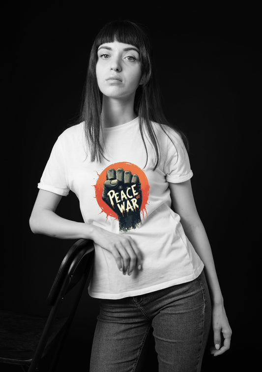 T-Shirt Damen "Peace Not War" - Das kreative Statement