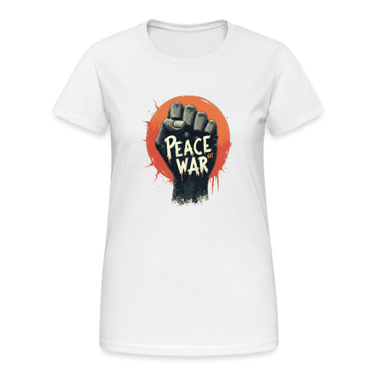 T-Shirt Damen "Peace Not War" - Das kreative Statement