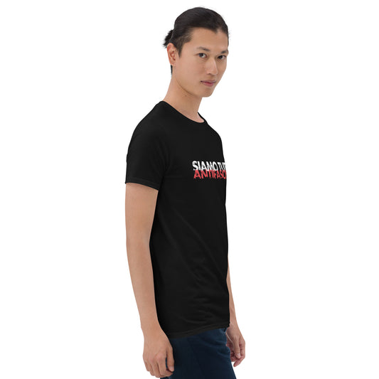 „Unisex T‑Shirt Siamo tutti antifascisti in Schwarz“

