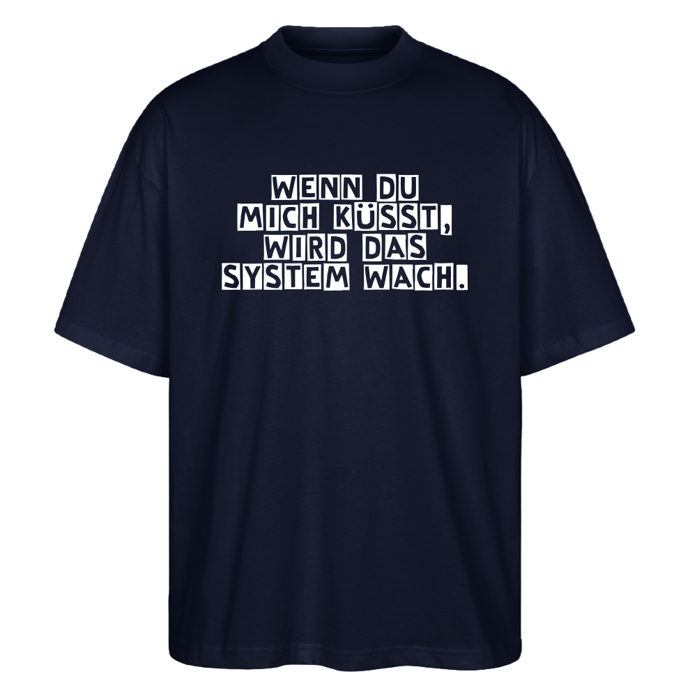 Unisex Bio T-Shirt – Cartoon - Frosch mit Regenbogen & Antifa - Botschaft - Das kreative Statement