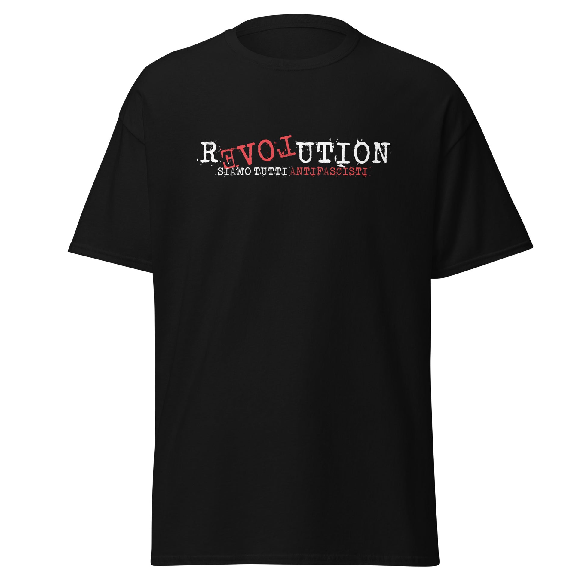 Revolution T‑Shirt Detail Siamo tutti antifascisti 