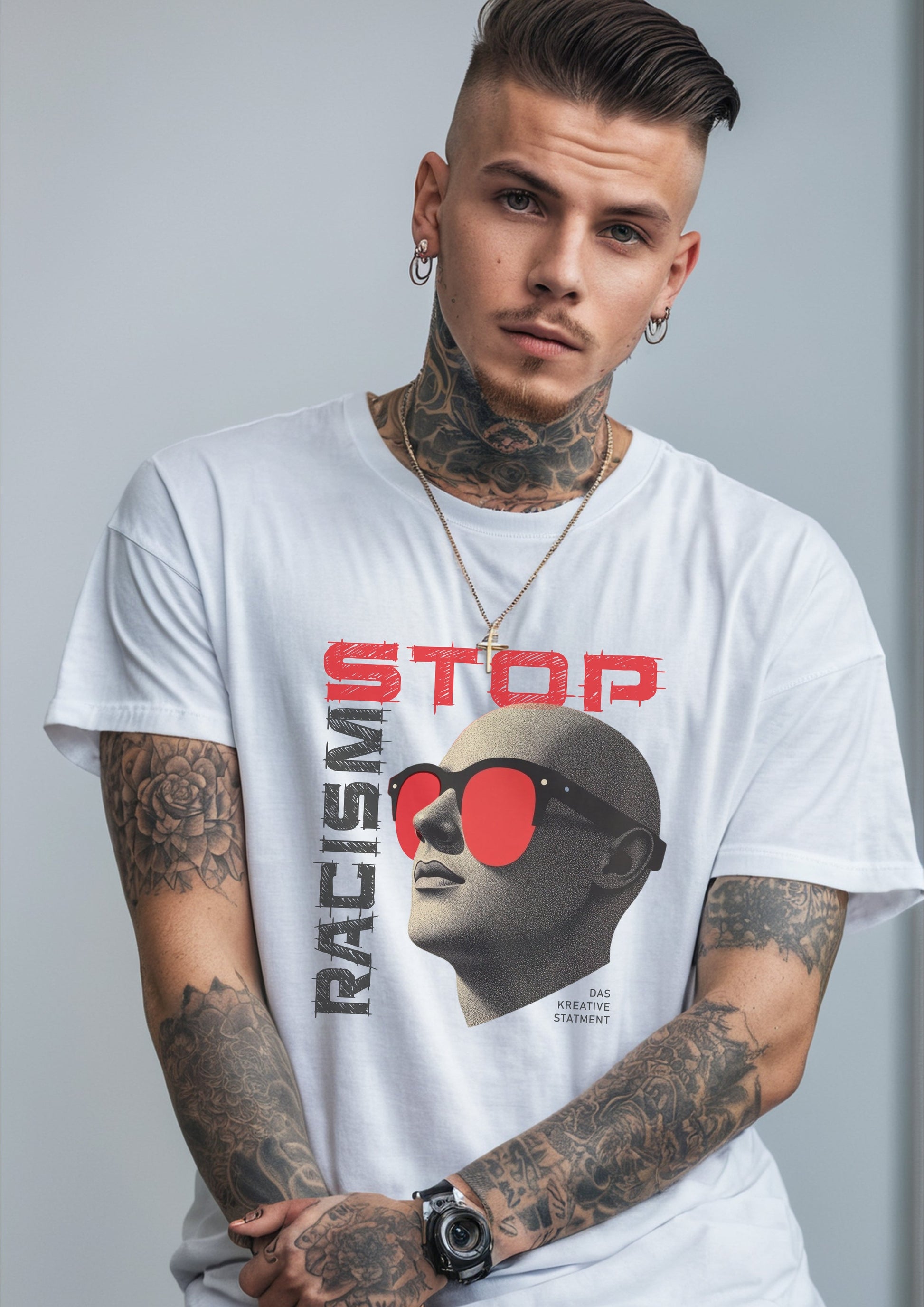 Unisex T-Shirt "STOP RACISM"