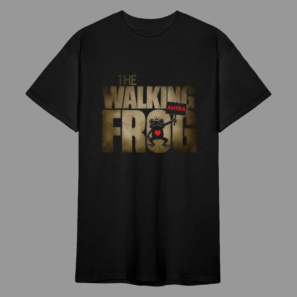 Unisex T-Shirt The Walking Frog – Antifa Statement Shirt - Das kreative Statement