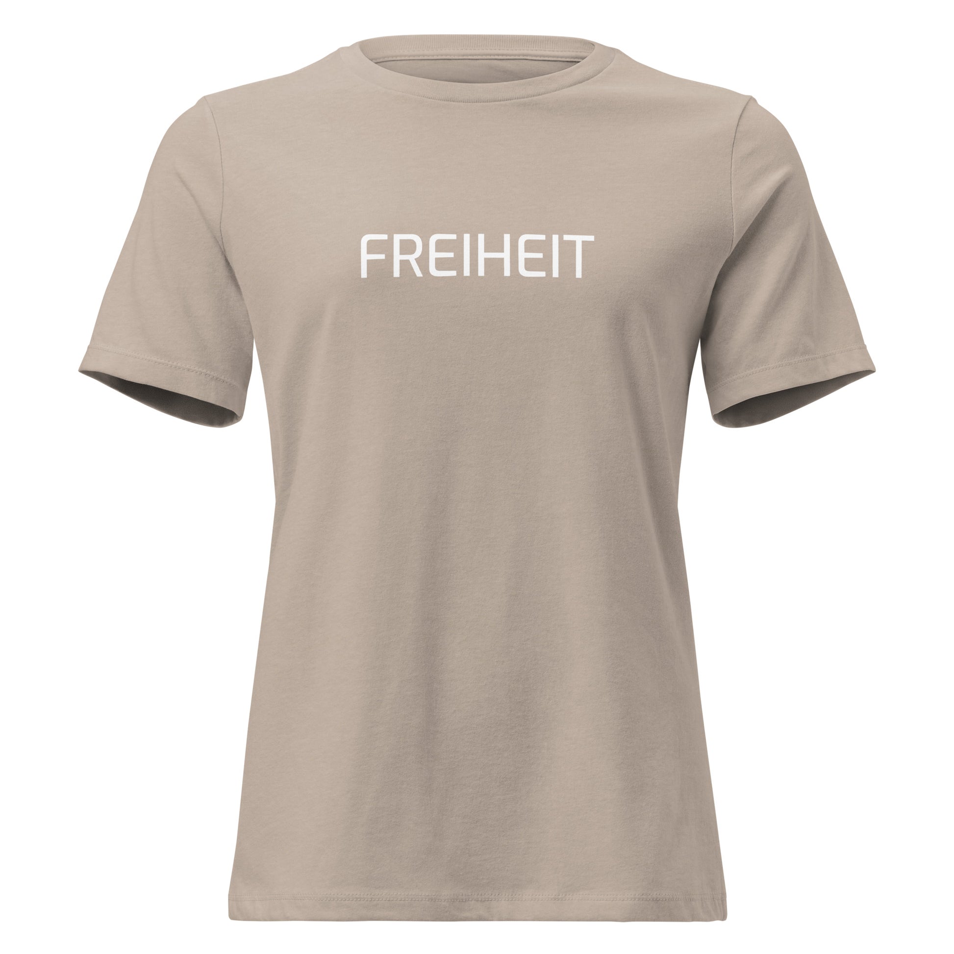 Damen T‑Shirt Freiheit 161 – Lockeres Statement Shirt mit Freiheit Frontprint