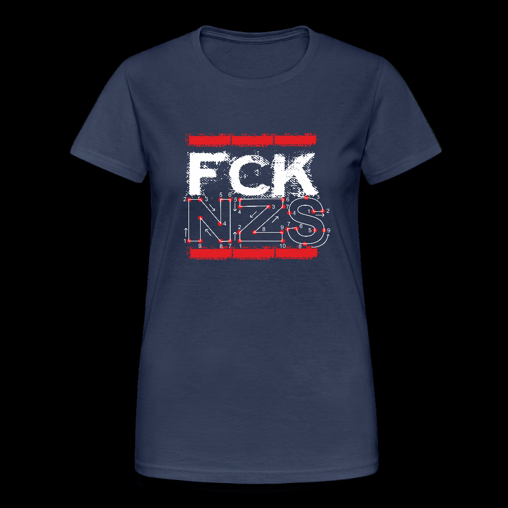 Zahlenbild Damen T-Shirt – Laut gegen Rechts - Das kreative Statement